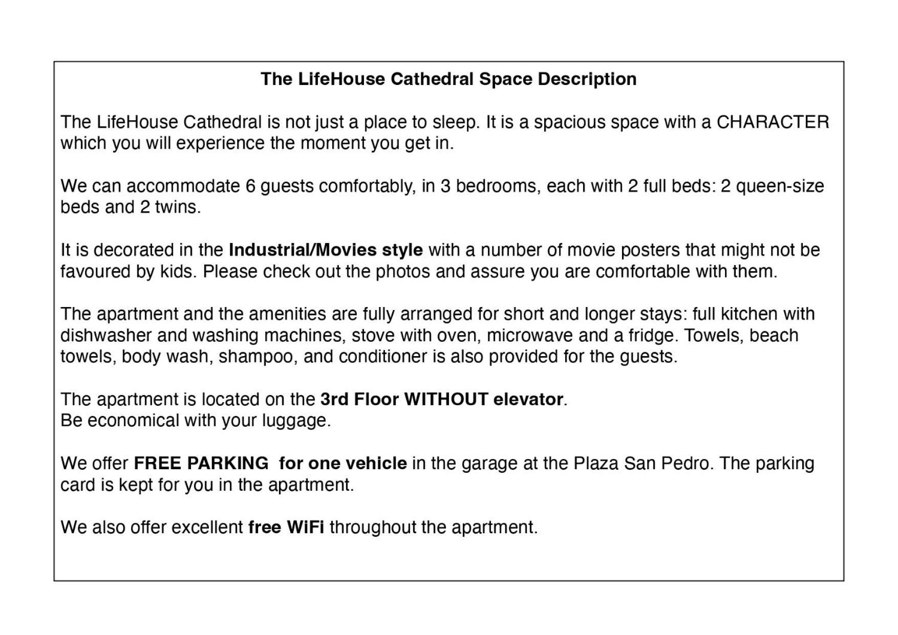 Lifehouse Cathedral * Free Parking* Superiorwifi* Διαμέρισμα Αλμερία Εξωτερικό φωτογραφία